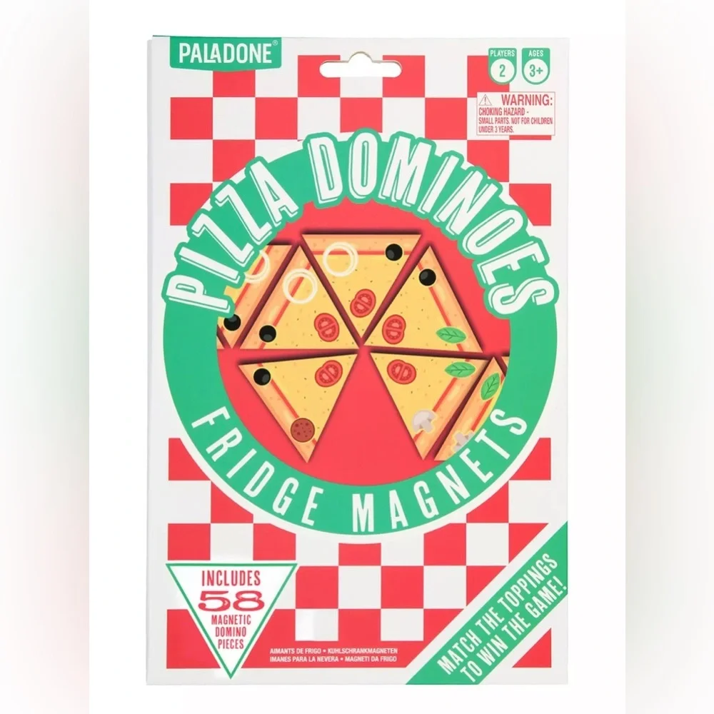 Paladone Pizza Dominoes Fridge Magnets Set
